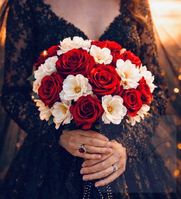 pink wedding bouquet