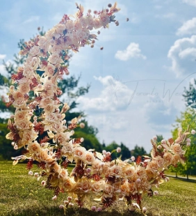 Crescent Moon Wedding Backdrop